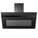 Dunstabzugshaube 90cm matt schwarz PLOOM9005S RGBW Ambientebeleuchtung