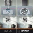 Cooker hood 60cm matt grey PLOOM6005G RGBW ambient lighting