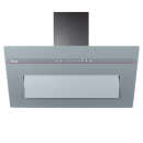 Dunstabzugshaube 90cm matt grau PLOOM9005G RGBW Ambientebeleuchtung