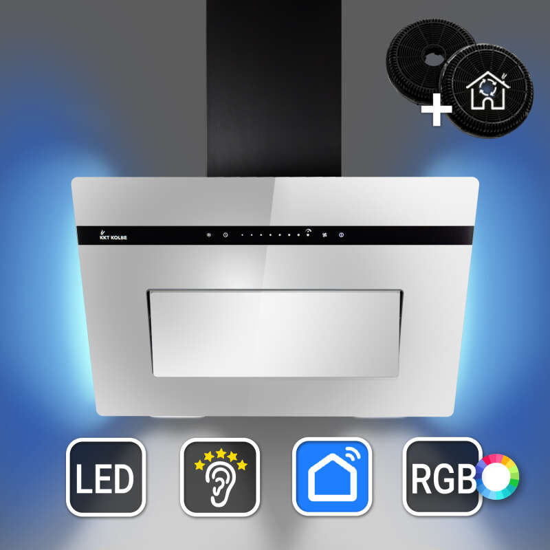 Cooker hood 60cm mirror design PLOOM6005M RGBW ambient...