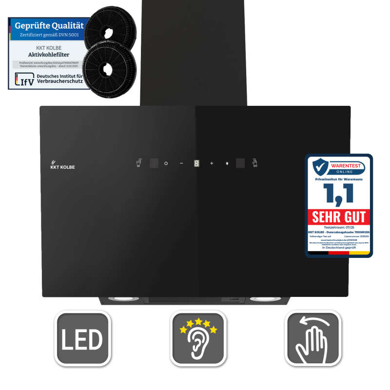 Dunstabzugshaube 80cm TRIO8025S