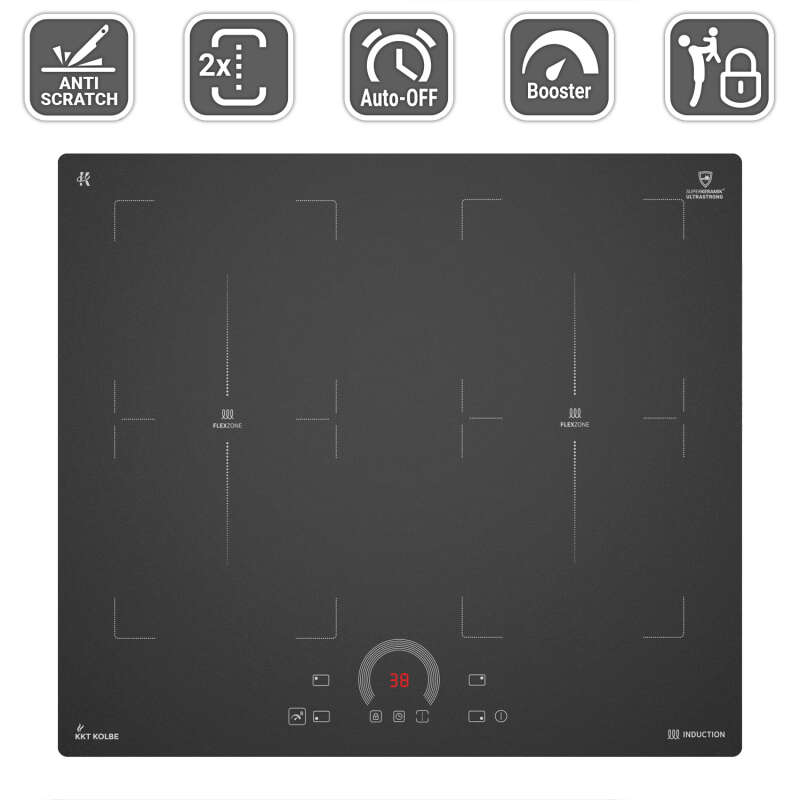 Induktionskochfeld autark IH85904FZS Anti Scratch