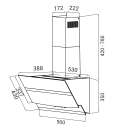 Dunstabzugshaube 90cm HERMES9005S-1WV