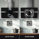 Dunstabzugshaube 90cm HERMES9005SM RGBW Ambientebeleuchtung