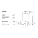 Freestanding Dishwasher DW601W