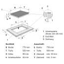 Glaskeramik-Kochfeld autark CH7705RL-1WV