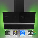 Cooker hood 80cm EASY8005SM RGBW ambient lighting