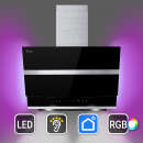 Cooker hood 60cm HERMES6005SM RGBW ambient lighting
