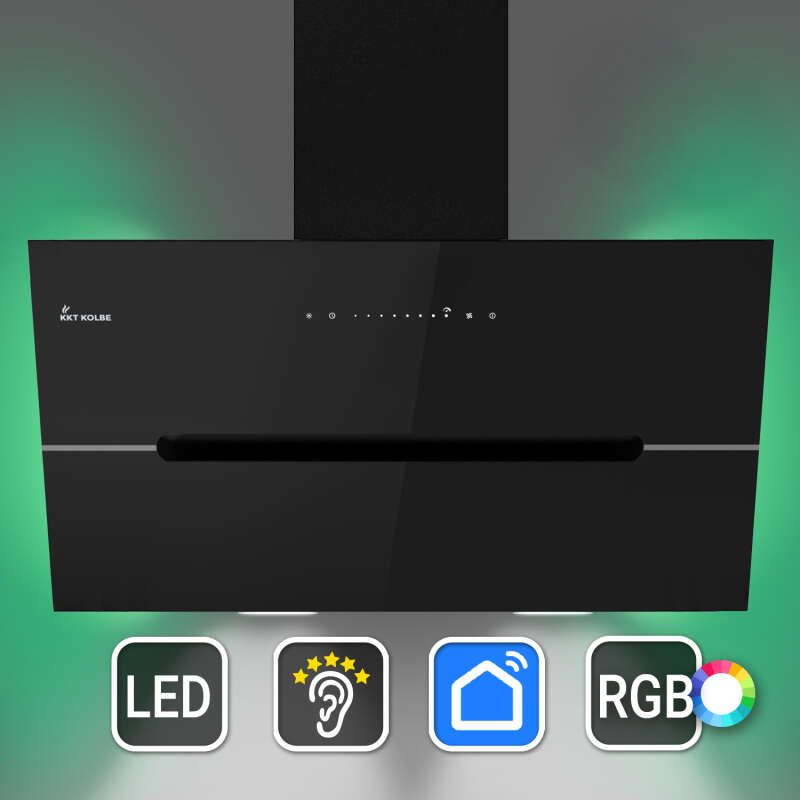 Dunstabzugshaube 90cm ECCO9005SM-1WV RGBW...