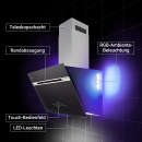 Dunstabzugshaube 60cm AURORA6005SE RGBW Ambientebeleuchtung