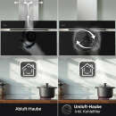 Dunstabzugshaube 80cm AURORA8005SE RGBW Ambientebeleuchtung