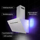 Dunstabzugshaube 90cm AURORA9005WED RGBW Ambientebeleuchtung