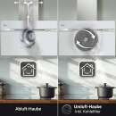 Dunstabzugshaube 90cm AURORA9005WED RGBW Ambientebeleuchtung