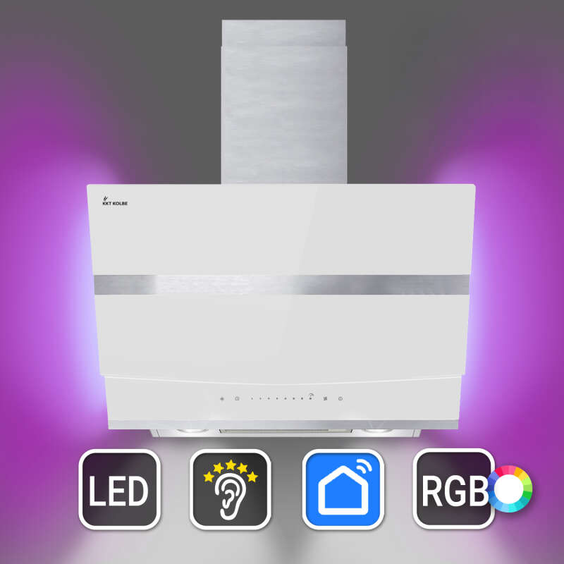 Dunstabzugshaube 60cm HERMES6005WM-1WV RGBW...
