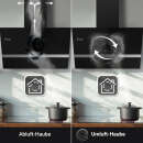 Dunstabzugshaube 90cm EASY9005SM-1WV RGBW Ambientebeleuchtung