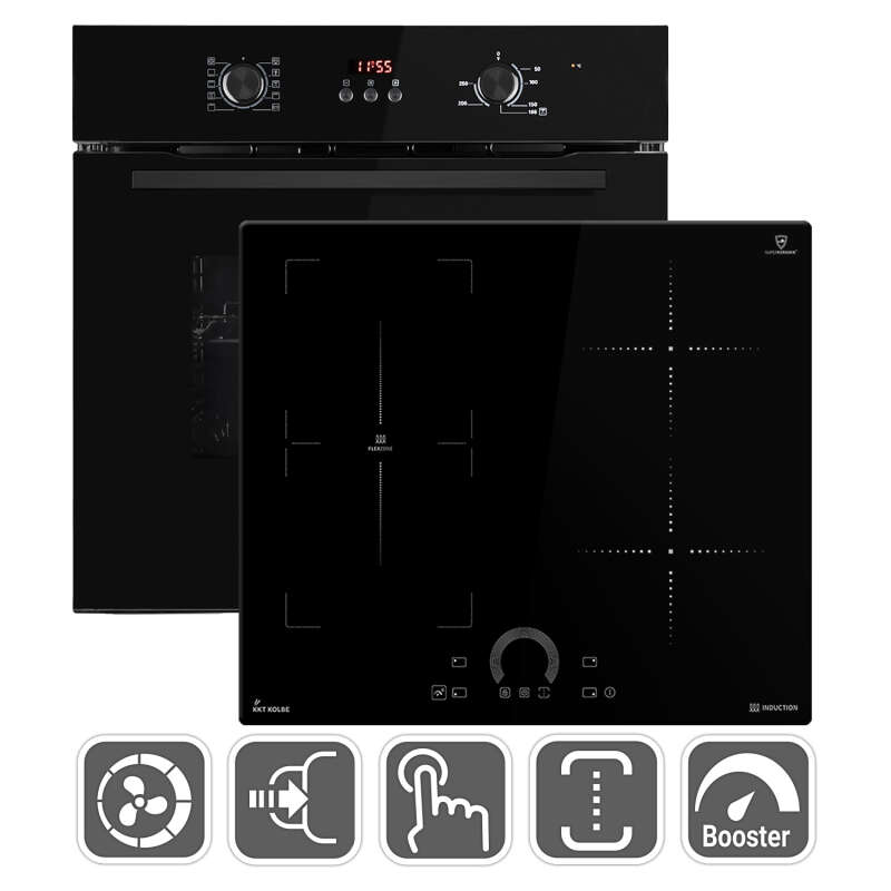Oven and Induction Hob SET8005FBIH592FZ