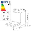Geschirrspüler Spülmaschine DW60VI