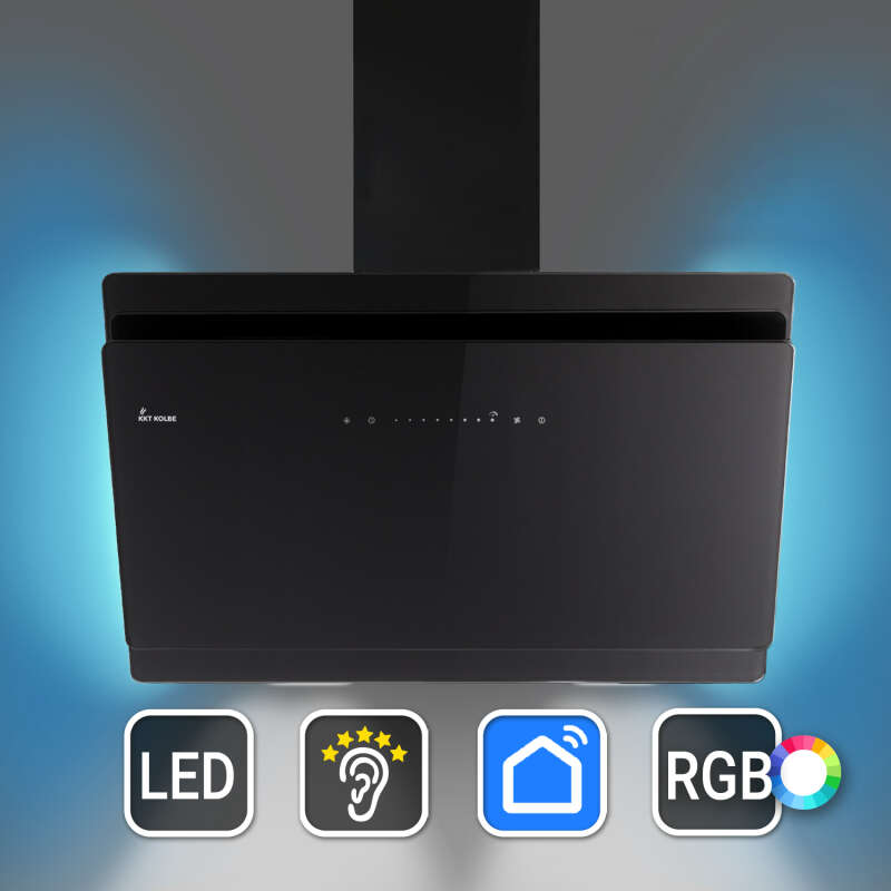 Dunstabzugshaube 90cm SOLO9005SM-1WV RGBW...
