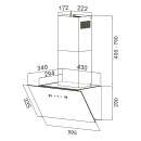 Dunstabzugshaube 60cm BASE6002W-1WV