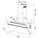 2. Wahl Dunstabzugshaube 90cm AURORA9005SE-2WV RGBW Ambientebeleuchtung
