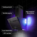 2. Wahl Dunstabzugshaube 60cm AURORA6005FB-2WV RGBW Ambientebeleuchtung