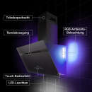 2. Wahl Dunstabzugshaube 90cm AURORA9005FB-2WV RGBW Ambientebeleuchtung