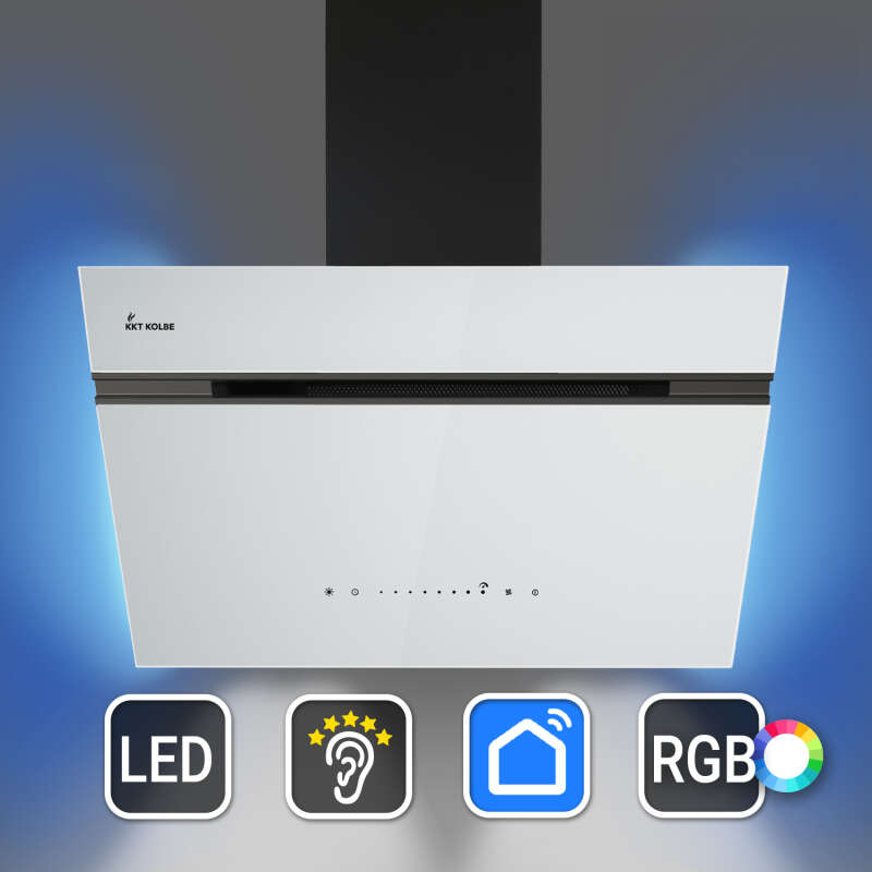 Dunstabzugshaube 60cm AURORA6005SW-1WV RGBW...