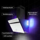 Dunstabzugshaube 60cm AURORA6005SW-1WV RGBW Ambientebeleuchtung