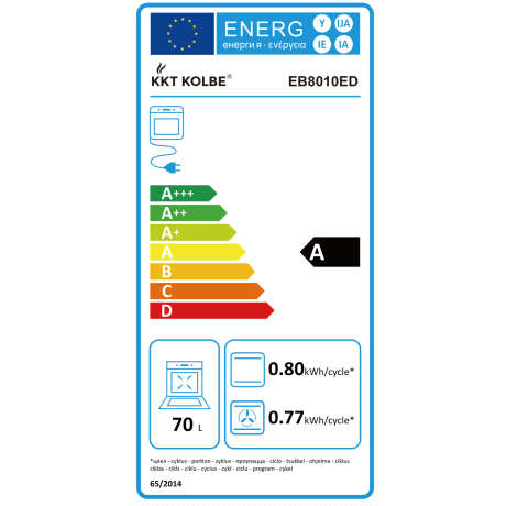 Backofen Elektroherd EB8010ED