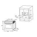 Backofen Elektroherd BO8805SS-1WV