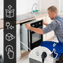 Backofen Elektroherd BO8805SS-1WV