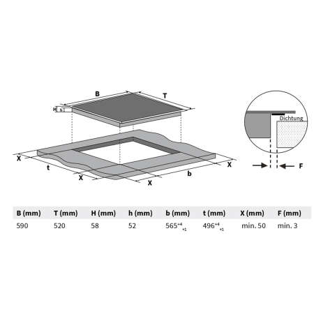 Oven and Induction Hob SET8016IH592FZ