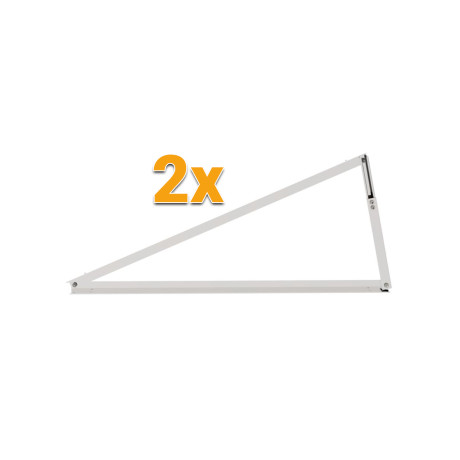 2 x TRI90-15 Triangle rack 15/30 90 cm