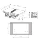 Induktionskochfeld autark IND800DRAFT-1WV