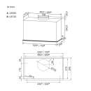 Cooker hood 72cm LB720