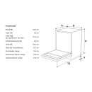Geschirrspüler Spülmaschine DW401W