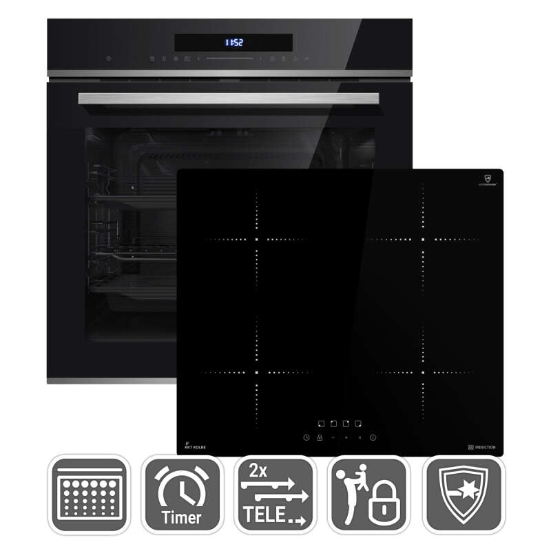Oven and Induction Hob SET8019IH859RL