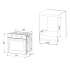 Backofen und Induktionskochfeld SET8005IH859ED
