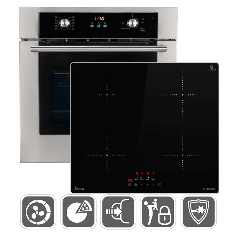 Backofen und Induktionskochfeld SET8810IH859ED
