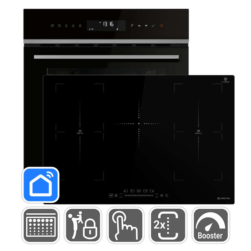 Oven and Induction Hob SET8319PHCIH77FZ