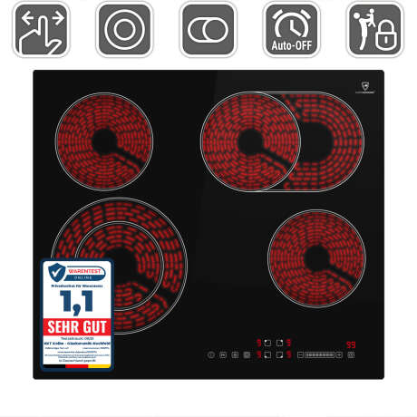 Glaskeramik-Kochfeld autark CH5901RL