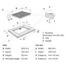 Glass Ceramic Hob self-sufficient CH9005RL