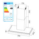 Dunstabzugshaube 60cm FLAT6006S