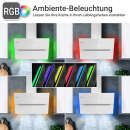 Cooker hood 60cm ECCO6005WM RGBW ambient lighting