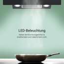 Dunstabzugshaube 80cm ECCO8005SM RGBW Ambientebeleuchtung