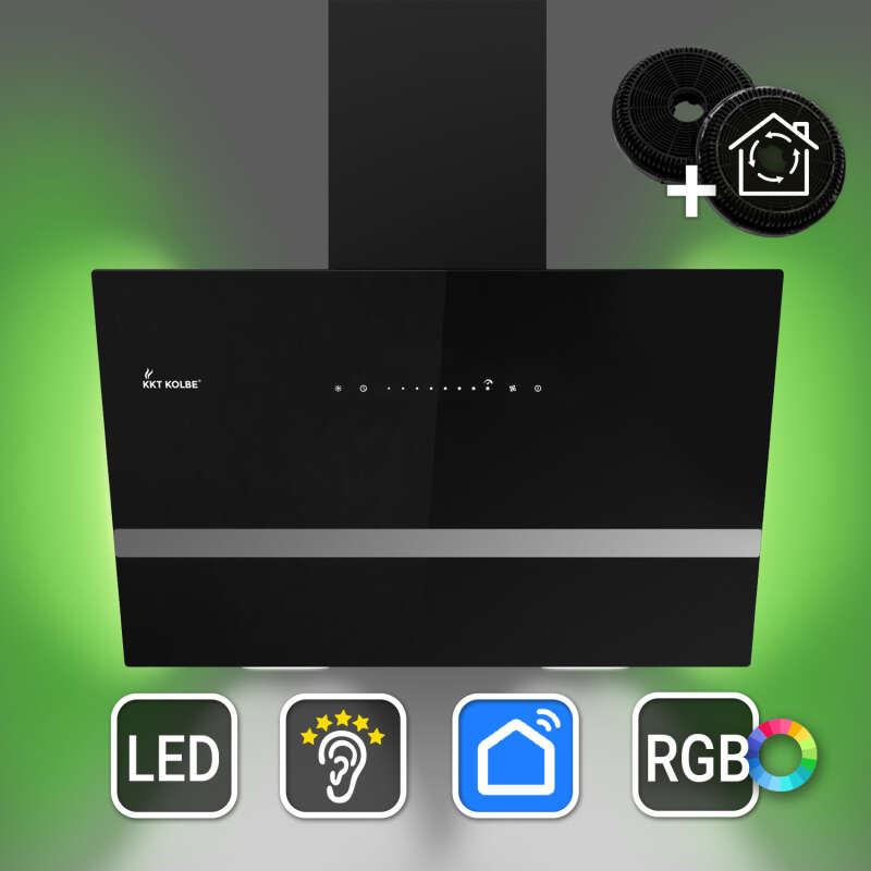 Cooker hood 60cm EASY6005SM RGBW ambient lighting