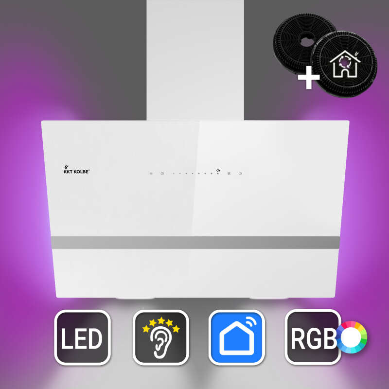 Cooker hood 60cm EASY6005WM RGBW ambient lighting